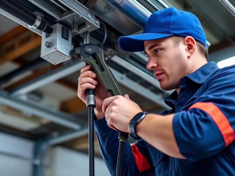 Garage door repair technician in Denver, NC